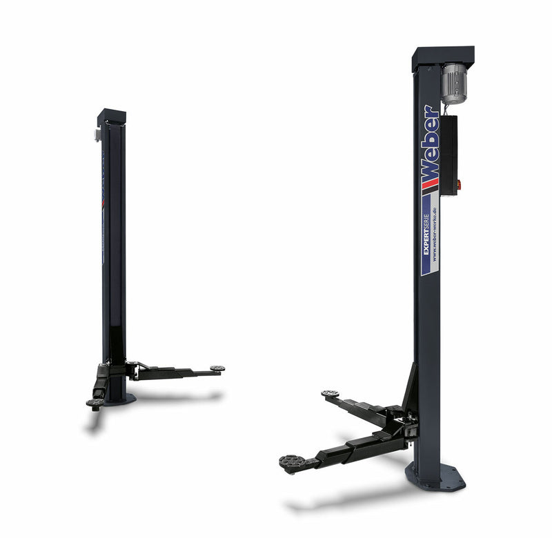 2-post "spindle" lift Weber Expert Series C-2.40