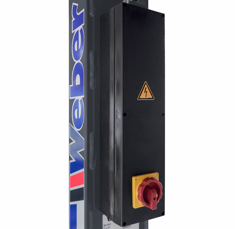 2-post "spindle" lift Weber Expert Series C-2.40