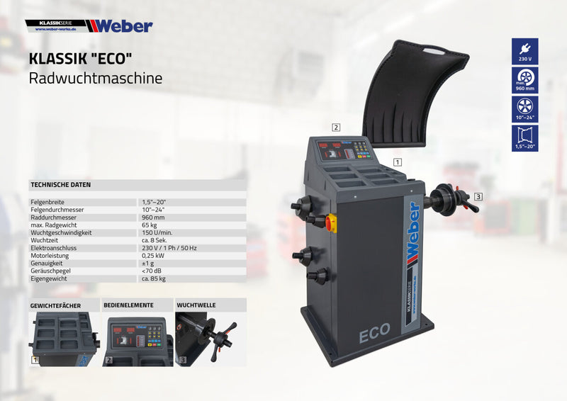 H-1024 car tire mounting machine and "ECO" wheel balancer including right-hand auxiliary mounting arm