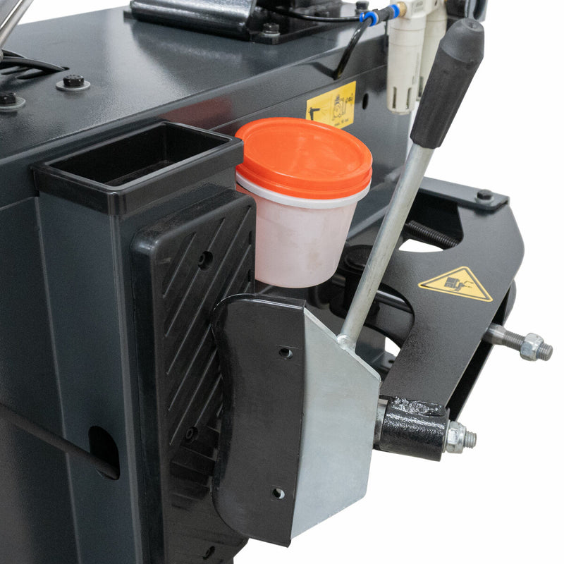 Car tire mounting machine 1021 and wheel balancer STW-202 incl. auxiliary mounting arm right