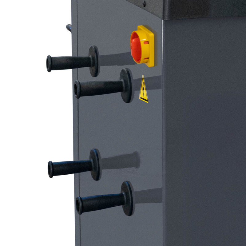 Car tire mounting machine 1024-XL-2HP and wheel balancer Precision-XL 3D