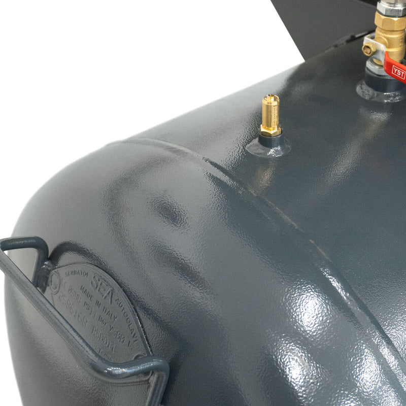 Soundproofed workshop compressor 400 V / 10 bar / 500 l tank