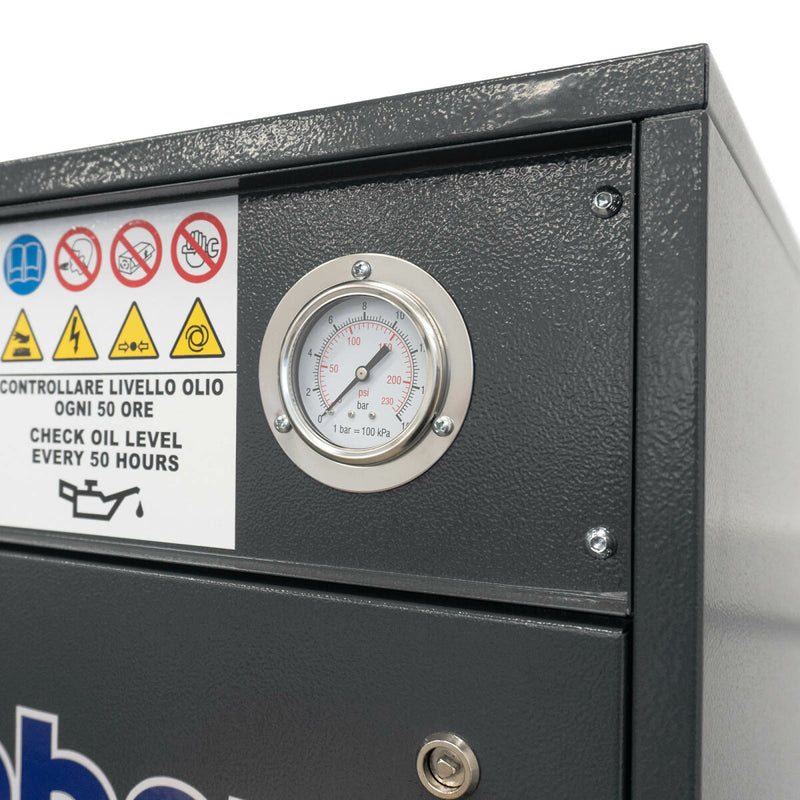 Soundproofed workshop compressor 400 V / 10 bar / 500 l tank