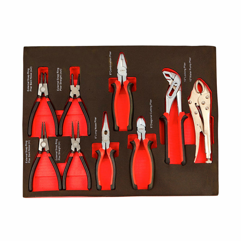 Mobile workshop trolley, 154 pieces