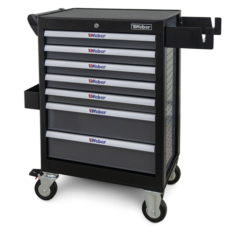 Mobile workshop trolley, 300 pieces, lockable