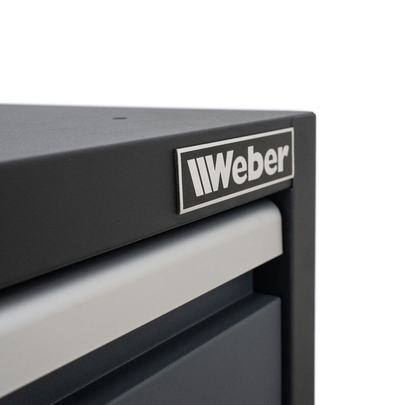 Professional tool cabinet series 610 with 6 drawers, grey