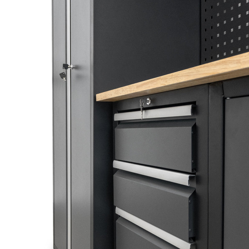 75th Anniversary Workshop Cabinet System Series 450 8-piece grey