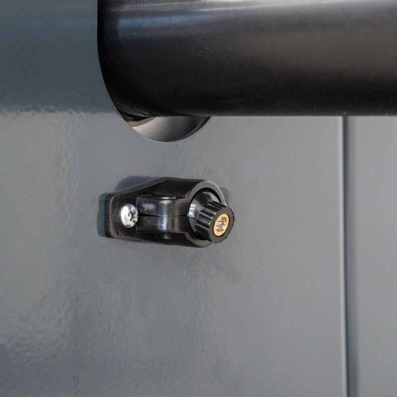 Weber STM-75 car tire mounting machine and STW-75 wheel balancer including right-hand auxiliary mounting arm