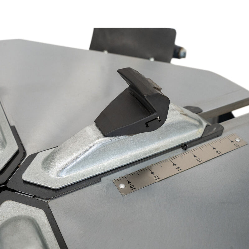 Weber STM-75 car tire mounting machine and STW-75 wheel balancer including right-hand auxiliary mounting arm