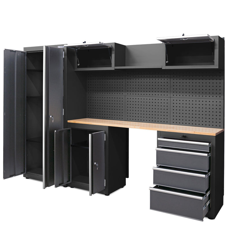 Workshop cabinet system series 450, 13-piece